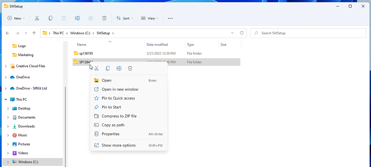Windows 11 File Explorer
