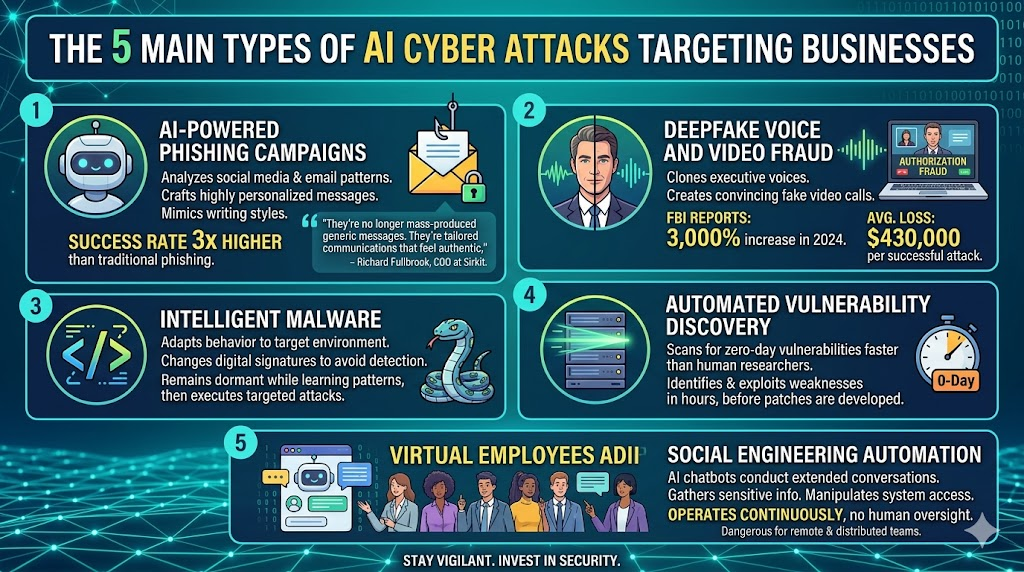 Incrrease In Ai Cyber Attacks AI Cyber Attacks: What Business Leaders Need to Understand Right Now